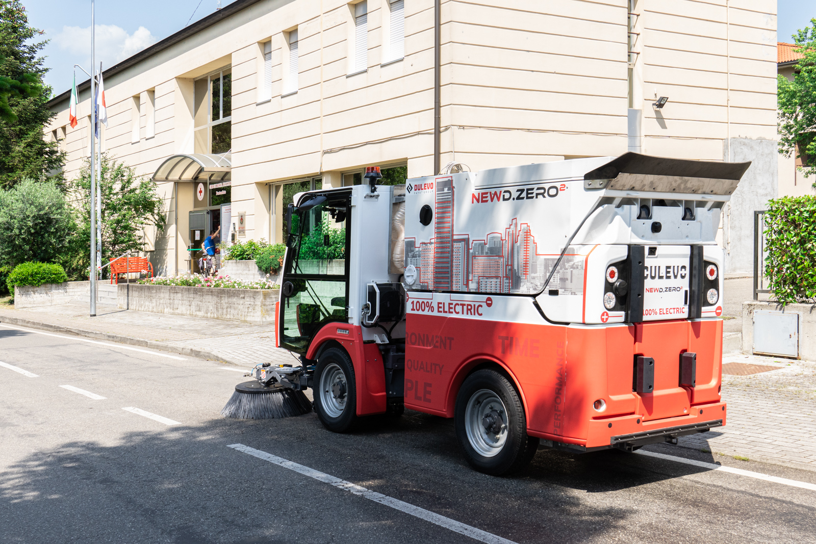 Barredoras eléctricas de calzadas Dulevo D.Zero2 - Equipamiento